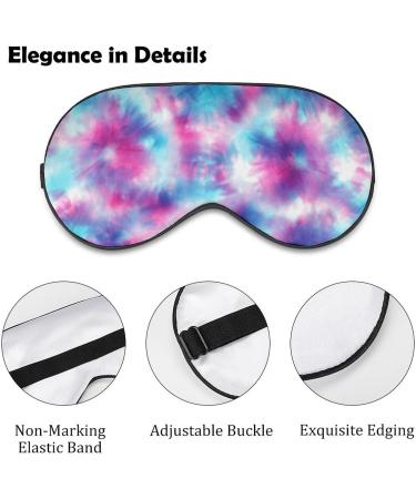 Adjustable Strap Tie Dye Sleep Mask | Block Light for Better Sleep | Travel Blindfold for Men and Women - Buy Online on GoSupps.com