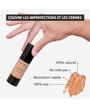 FET N BB Cream for Face Anti Dark Circles Concealer Tinted Moisturizer with Sun Protection Anti-Imperfections Beautifying BB Cream for Men and Women Mattifying Anti-Aging Cream - Buy Online on GoSupps.com