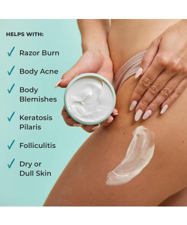 Miami Beach Bum Mint Bum + Body Cream 6oz - Daily Moisturizer for Skin Health, Acne Treatment, Razor Bumps, Ingrown Hairs, Sunburns, Blemishes - After Sun Lotion - Buy Online on GoSupps.com