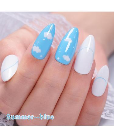 Pastel Gel Nail Polish - 6 Colors Light Colors Spring Summer Pastel Gel Polish - Pink Blue Orange Purple Yellow Green Nail Varnish Set Macaron Candy Series Soak-Off UV LED DIY Nail Art - Buy Online on GoSupps.com