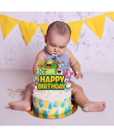 37pcs My Singing Monster Birthday Decorations Singing Monster Cupcake Toppers Monster Birthday Cake Toppers Singing Monster Party Decorations Themed Party Cake Decorations Supplies - Buy Online on GoSupps.com