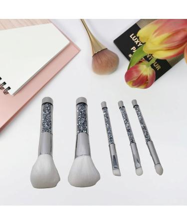 Crushed Diamond Makeup Brush Set Makeup Brushes Beauty Blender Brush Cleaner Gift Box Synthetic Bristles - Buy Online on GoSupps.com