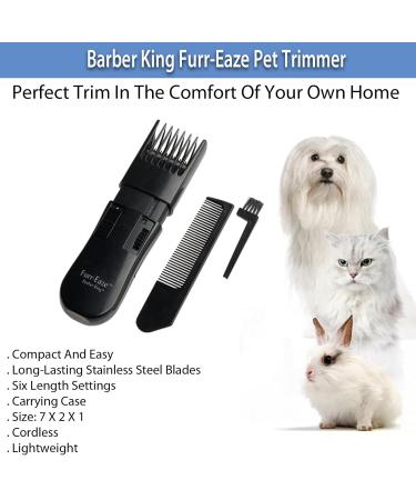 Shop Barber King Furr-Eaze Pet Trimmer - Best International Shipping & Grooming Solutions for Pets - Buy Online on GoSupps.com