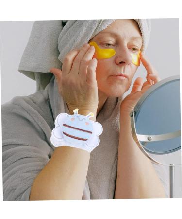 Lot de 2 paires de bracelets de lavage du visage en microfibre antid rapants pour serviettes de bain pour le lavage du visage - Buy Online on GoSupps.com