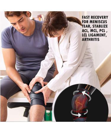 Knee Sleeve Compression Fit Support for Joint Pain & Arthritis Relief | Improved Circulation | Wear Anywhere - Red Medium - Buy Online on GoSupps.com