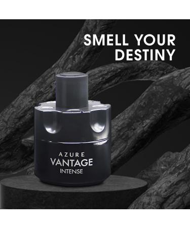 Azure Intense Sensual Woody Fragrance for Men | Long Lasting Cologne Aromatic Scent Eau de Parfum Natural Spray - Great Holiday Gift 3.4 Fl Oz/100 Ml - Buy Online on GoSupps.com