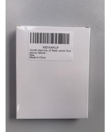 Buy Gel Hydrogel Pavement - 20 Silicone Heel Protectors Invisible Bladder Plasters & Bandages for Feet | International Shipping Available - Buy Online on GoSupps.com