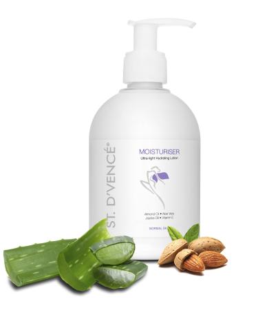 ST. D'VENCE Original Daily Moisturizing Body Lotion with Almond Oil & Aloe Vera for Normal Skin | Paraben & Sulphate Free | 10.14 Fl. oz 10.14 Fl Oz (Pack of 1)