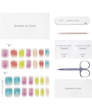 Danni & Toni Neverland Cat Eye Gel Nail Foil - Self-Adhesive Nail Stickers | 28 Glossy UV Nail Wraps - Buy Online on GoSupps.com