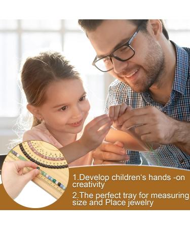 Jutom Bead Design Board and Measuring Mat Set - Craft Supplies for DIY Jewelry Making - Buy Online on GoSupps.com