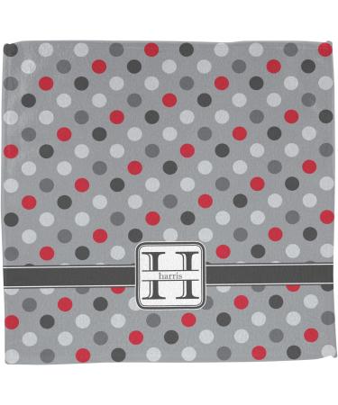Personalized Red & Gray Polka Dots Washcloth | YouCustomizeIt | Customizable eCommerce Gift - Buy Online on GoSupps.com