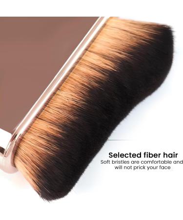 MYHOGOOD Tanning Brush Self Tan Brush Blend & Blur Tan Brush Applicator for Face Body Leg Makeup Cream Powder Liquid Tan Brush Body for Kabuki Foundation Blusher Shadow Bronzer-Rose Gold - Buy Online on GoSupps.com