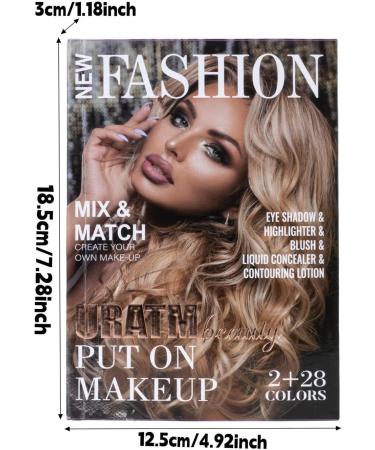 Palette De Maquillage | 30 Couleurs Highlighter Blush Illuminateur Fard Joues Contour Livre de Beaut Pour Joues Visage Quotidien F te Voyage Vacances Anniversaire Mariage v nements - Buy Online on GoSupps.com