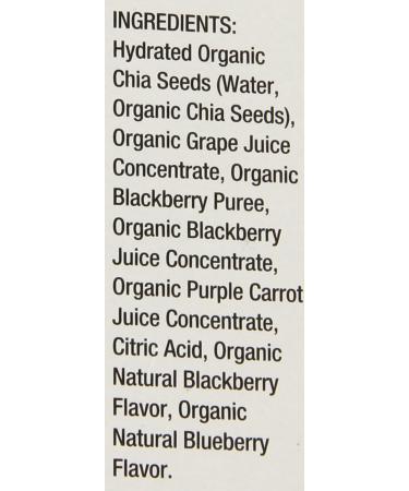 Mamma Chia Organic Squeeze Vitality Snack Blackberry Bliss 4 ct - Buy Online Now - Buy Online on GoSupps.com