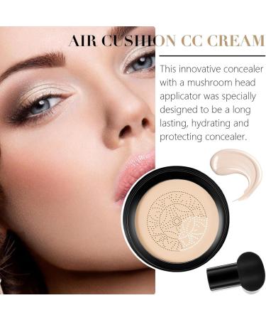 Indicativet Air Cushion CC Cream Indicativet Air Cushion-BB Cream Face Make Up Long-Lasting Waterproof Oil Control Moisturizing Concealer Cream Foundation Ivorys White 1 count (Pack of 1) - Buy Online on GoSupps.com