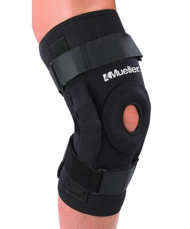 MUELLER Pro Level Hinged Knee Brace Deluxe Black XXL | Includes Lockout Tool Kit XX-Large