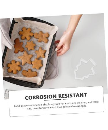 GRIRIW Korean Sugar Kit 1 Set Sugar Cookie Mold Christmas Candies Cookie Stamp Shapes Festive Cookie Molds Candy Machine 8.5X8.5cm Silver - Buy Online on GoSupps.com