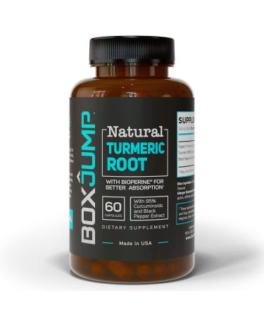 Turmeric Curcumin with Black Pepper Extract 1200mg - Joint Health - 95% Standardized Curcuminoids - Vegan Joint Support Supplement - 60 Turmeric Capsules with BioPerine