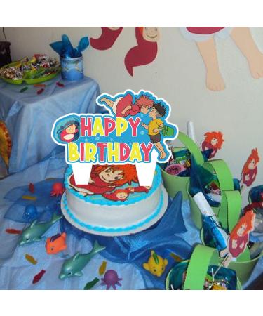 37pcs Party Supplies Include 1pcs Big Cake Topper and 36pcs Cupcake Toppers for Studio Ghibli Birthday Party Cupcake Decorations. - Buy Online on GoSupps.com
