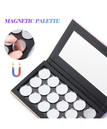 Beaupretty Empty Magnetic Mermaid Eyeshadow Palette - Makeup Palette with Mirror & Depotting Spatula Set for International Shipping - Buy Online on GoSupps.com