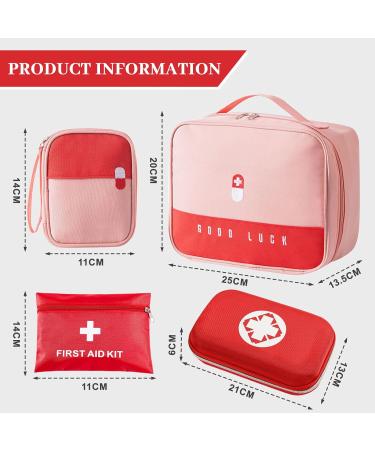 Yutuy 4-Pack Waterproof Medication Bag - Large Capacity First Aid Travel Pharmacy Pouch - Buy Online on GoSupps.com