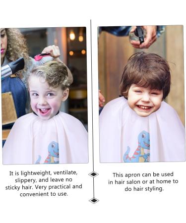 Angoily Children's Haircut Shawl Child Barber Cape Child Cape Kids Haircut Cape Toddler Apron Kids Formal Dress Home Haircut Cape Salon Cape White Baby Gown Polyester Major - Buy Online on GoSupps.com