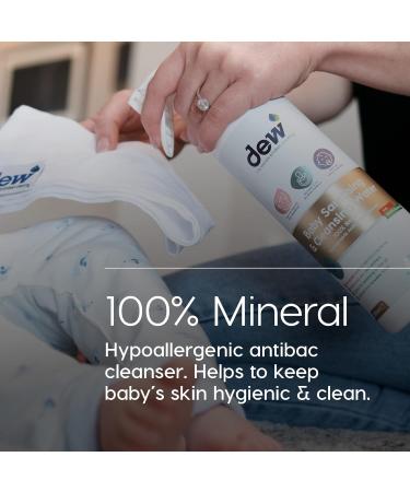 Dew Baby Cleansing Water 100% Natural Antibacterial Sanitiser Spray 500ml - Hypoallergenic Baby Sterilizer for Hand, Bum, Face & Dummy | Safe for Ingestion, Ideal for Nappy Rash - Buy Online on GoSupps.com