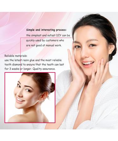 DIY Tooth Jewelry Set with Glue | Tooth Gem Kit & Dental Stone Decoration for Nails & Teeth - Buy Online on GoSupps.com