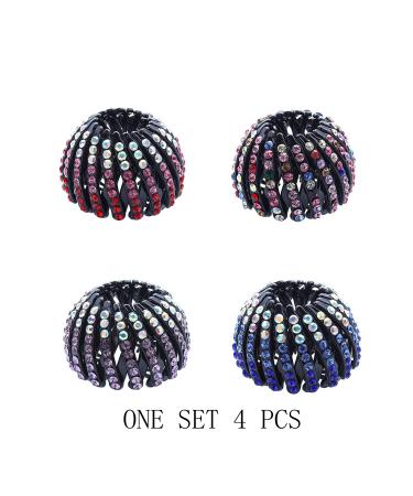 Zasolf Bird Nest Hair Clips - 4 Pcs Vintage Magic Hair Accessories for Women - Buy Online on GoSupps.com