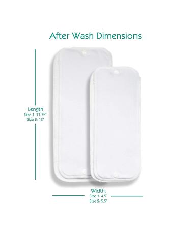 Thirsties Stay Dry Natural Duo All-in-Two Reusable Cloth Diaper Insert  Size Two (18-40 lbs) Natural Stay Dry Duo Insert  Size Two - Buy Online on GoSupps.com