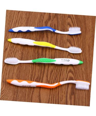 Gleavi Ergonomic Soft Handle Toothbrush - 4 Pack Nano & Two-Layer Design for Comfort & Effective Oral Care - International Shipping Available - Buy Online on GoSupps.com