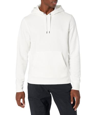 Amazon Essentials Men's Hooded Fleece Sweatshirt (Available in Big & Tall) Medium Off-white