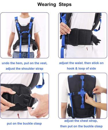 ZZBB Tanding Walking Aids Strap Belt Patient Lift Slings Waist Lumbar Back Supports Sling Stair Transfer Trainers Exercise Transfer Belt - Buy Online on GoSupps.com