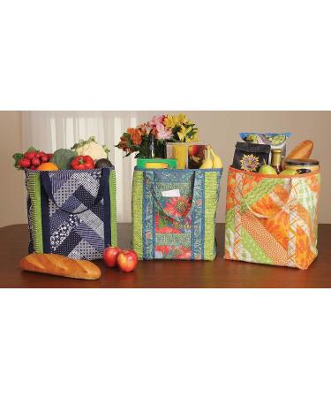 June Tailor Inc Quilt As You Go Shoppers Totes-3pk | QAYG Sew/Nbr Utility Shop Tote Set - Buy Online on GoSupps.com