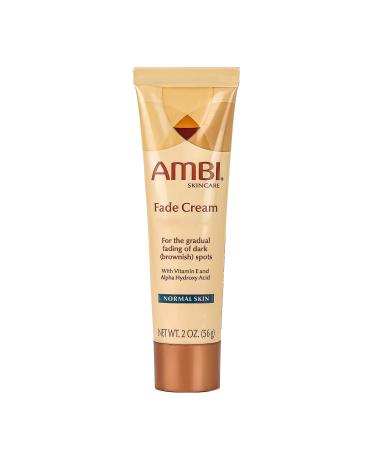 Ambi Skincare Fade Cream for Normal Skin, Dark Spot Remover for Face & Body, Treats Skin Blemishes & Discoloration, Improves Hyperpigmentation, Corrector, 2 Oz