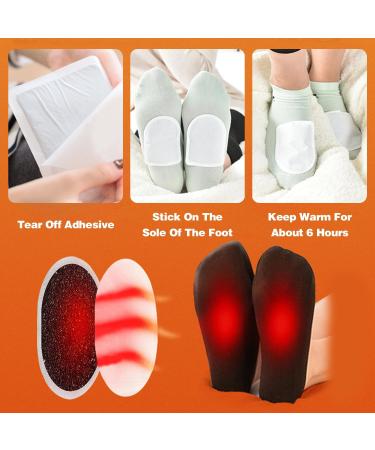 Buy Premium Foot Warmers - Self-Adhesive Heat Pads for 6 Hours of Comfort - Extra Thin & Soft - All Sizes (10 Pack) - Buy Online on GoSupps.com