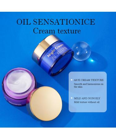 Set Day and Night Cream Moisturizing & Firming Anti-Aging Care Moisturizing Firming Cream Hydratation et Nutrition Am lioration de l' lasticit de la Peau Convient Tous les Types de Peau - Buy Online on GoSupps.com