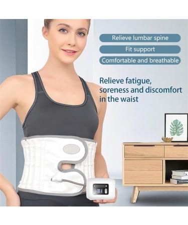 Decompression Belt for Lumbar Support | Adjustable Air Massage Belt for Herniated Disc & Back Pain Relief - International Shipping Available - Buy Online on GoSupps.com
