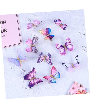 Beaupretty Colorful Butterfly Hairpins Set for Wedding & Parties - 10pcs Infants Bridal Headwear Accessory - Buy Online on GoSupps.com