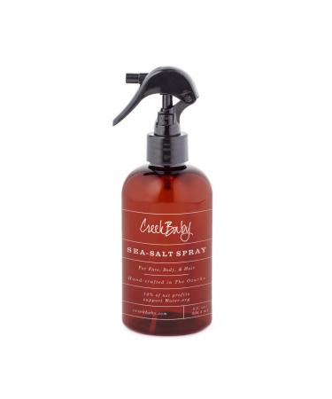 CreekBaby Organic Sea Salt Spray for Face  Body  and Hair  Toner for Acne  Rosacea and Hair Volumizer