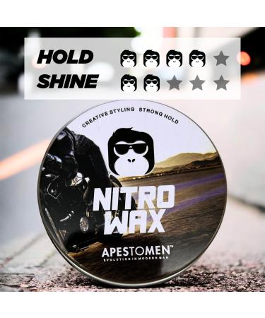 Apestomen Nitro Wax - Premium Hair Styling Gel for All-Day Hold | International Shipping Available - Buy Online on GoSupps.com