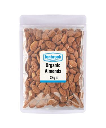 Organic Whole Almonds 2kg | Certified Organic by Fenbrook Organic
