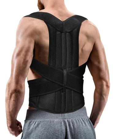 Posture Corrector Back Brace to Correct Posture Back Support Posture Lumbar Belt Shoulder Lumbar Teenagers Full Back Shoulder Belt Waist-Support Pain Relief (Size : X-Large) (X) - Buy Online on GoSupps.com