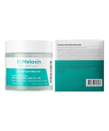 Dr.Melaxin BP Pore Exfoliating Pad for Dead Skin & Blackheads Minimize Pores Prevent Breakouts Improve Skin Texture Korean Skincare 165ml 70pads. - Buy Online on GoSupps.com