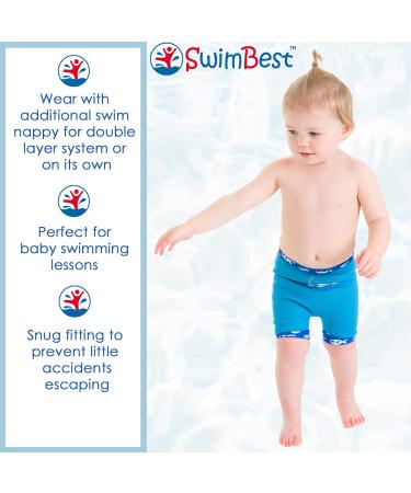 SwimBest Soft Snug Fitting Swim Nappy/Shorts for Ages 18-24 Months - All at Sea XXL | Pack of 1 - Buy Online on GoSupps.com