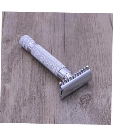 Frcolor 3-Stage Men's Safety Razor - Premium Wooden Handle & Steel Blades for Smooth Shaving - Buy Online on GoSupps.com