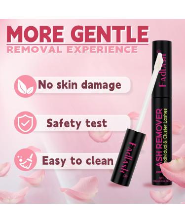 Fadlash Eyelash Glue Remover Cream - Low Irritation for Sensitive Skin | 10ml Eyelash Extension Cleanser - Buy Online on GoSupps.com