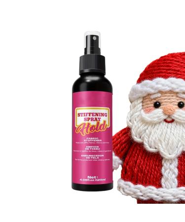 Tyinerc Textile Stiffening Spray for Crafts - 120ml Quick Drying Anti-Sagging Effect | Stiffening and Shaping Mist for Textiles - for Crochet Hat Projects