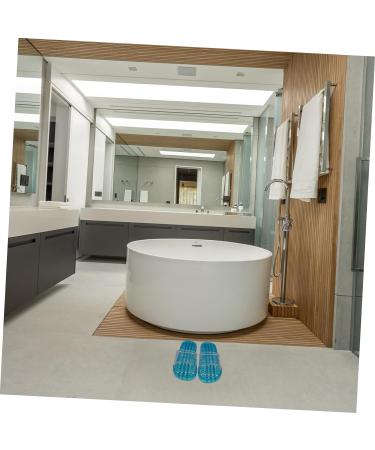 MAGICLULU 2 Pairs Slippers Quick Drying Shower Slippers Green Home Indoor Slippers Non Dorm Shoes Gym Foot Spa Soak Tub Shower Footware Massaging Travel Pvc Household Plastic Barrel 25x9.5cm 8x2pcs Bluex2pcs - Buy Online on GoSupps.com