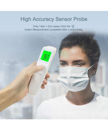 Digital No-Touch Forehead Thermometer with Fever Alarm and Memory Function - Accurate Thermometer for Adults, Kids, and Babies - Buy Online on GoSupps.com